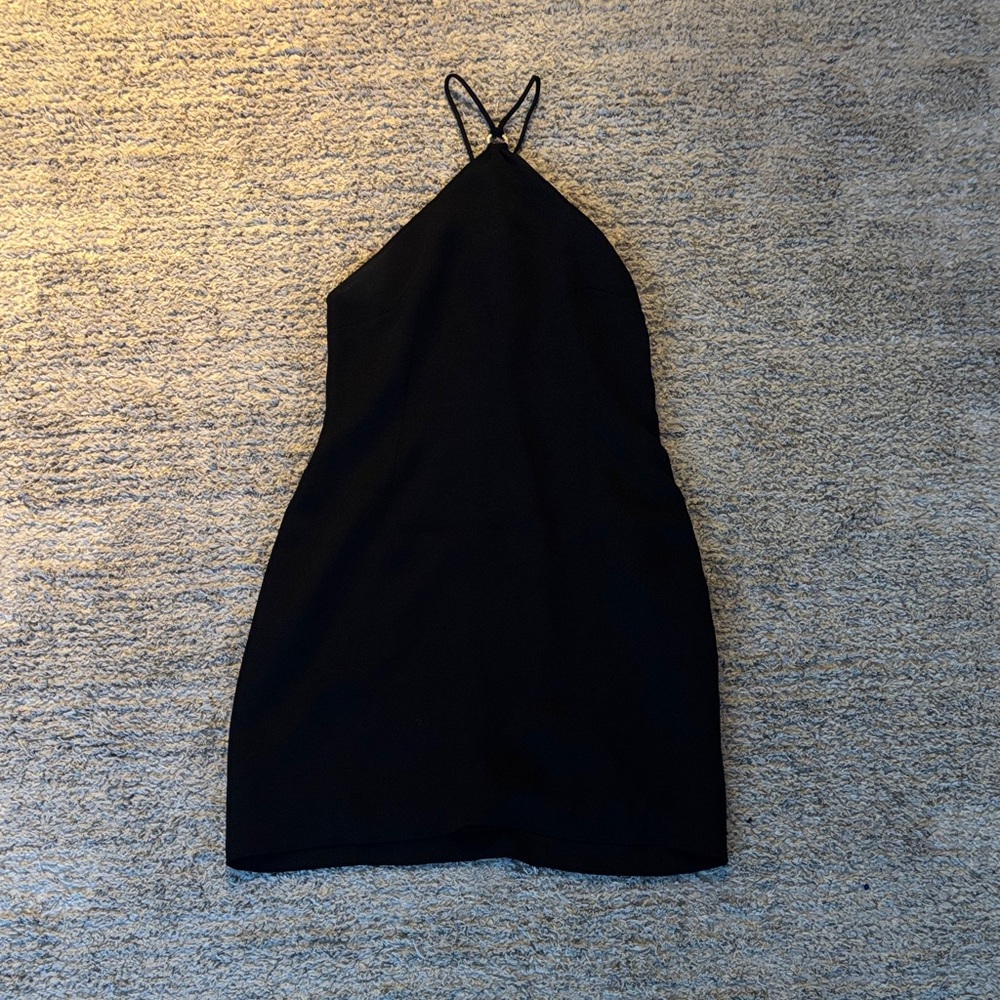 Sparrow Chic Black Halter Dress